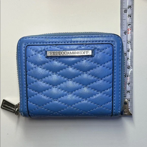 Rebecca Minkoff Quilted Blue Wallet - Picture 6 of 6